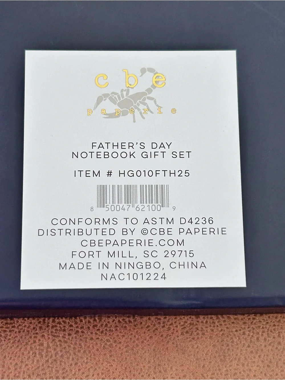 Dad Gift Set Fishing Stationary NoteBook Journal Decor Fringe CBE Paperie
